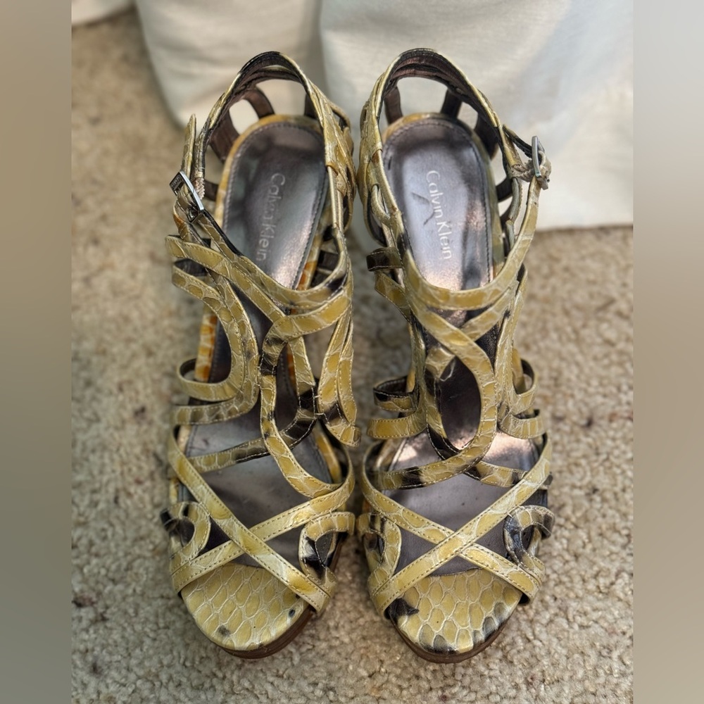 Calvin Klein Dylan heels 7.5